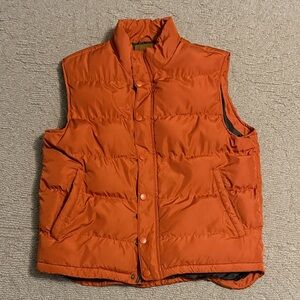 St. John's Bay Orange Puffer Vest Men